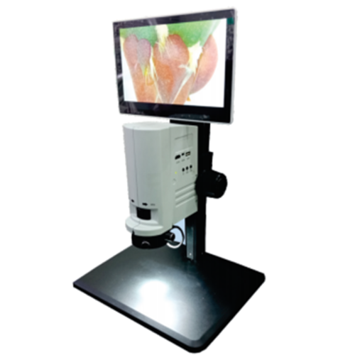 Stereo Zoom Microscope with HDMI Touchscreen